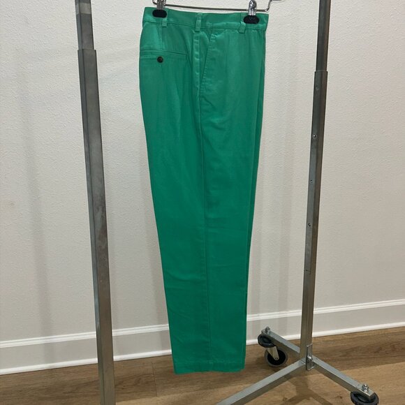 Brooks Brothers 346 EUC green chinos - 34W/30L - $129 MSRP - Picture 1 of 6
